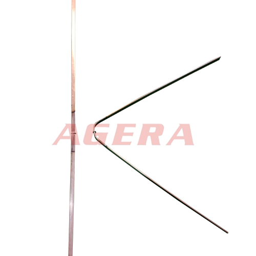 د 2x5mm لوړ کاربن فولاد بار بټ ویلډینګ نمونه