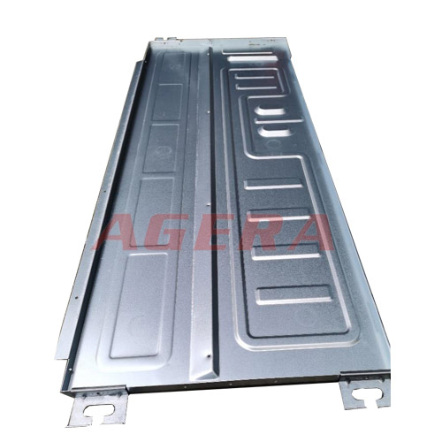 Air conditioner external unit bottom plate hanger projection welding sample