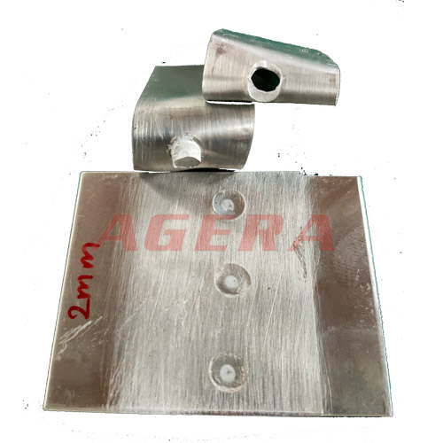 Nimûneya welding xalîçeya aluminum