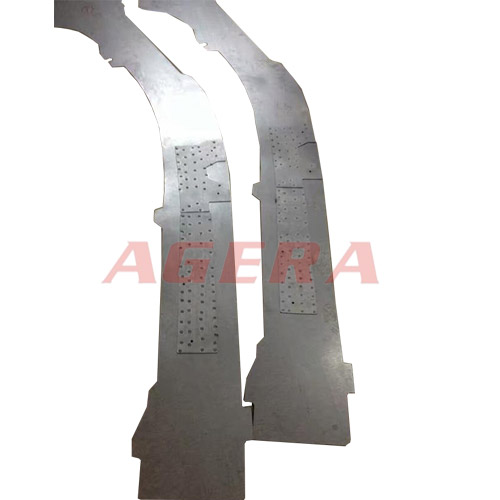 Automobile B-pillar galvanized sheet spot welding sample