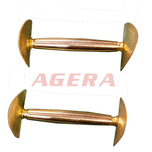 Brass spot welding samples