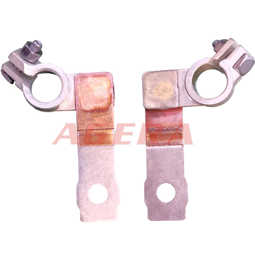 Copper brazing samples for automobile battery connectors