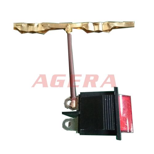 Copper wire ug switch terminal spot welding sample