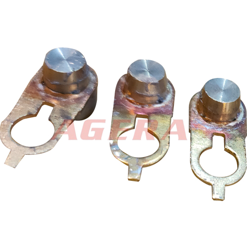 brass contact tip brazing sample